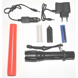 latarka policyjna sygnalizacyjna wojskowa taktyczna ładowalna akumulatorowa