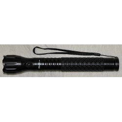 Latarka POLICE 12W LED 3 x R14 gumowana policyjna wojskowa taktyczna