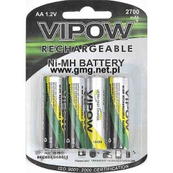 Akumulator VIPOW NiMh RC6 2700 mA 4 szt