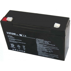 Akumulator agm żelowy VIPOW 6V 12Ah