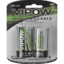 Akumulator VIPOW RC20 4000 mA NiCd Pojemność akumulatora - 4000 mAh