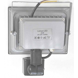 LAMPA LED HALOGEN NAŚWIETLACZ PROJEKTOR OŚWIETLACZ HALOPAK REFLEKTOR 20W Z CZUJKĄ RUCHU