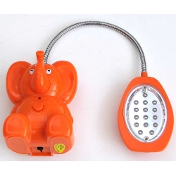 Lampka 15 LED słoń akumulatorowa diodowa ładowalna