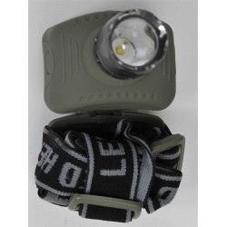 Latarka czołowa 1 LED zoom na 3 baterie LR03
