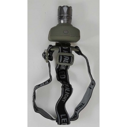 Latarka czołowa 1 LED zoom na 3 baterie LR03
