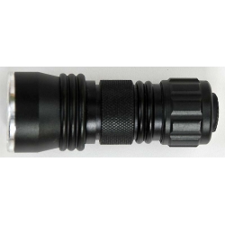 Latarka 21 LED czarna diodowa