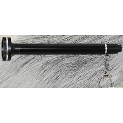 Latarka 2xR03 metalowa czarna