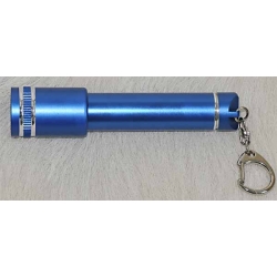 Latarka 1xR6 metalowa niebieska