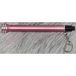 Latarka 2xR03 metalowa różowa