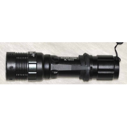 Latarka policyjna wojskowa taktyczna LED SUPER CREE BL8455 klips