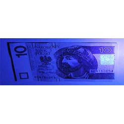 Latarka UV 9 LED diodowa tester banknotów bursztynów klimatyzacji uranium