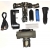 Latarka czołowa 1 LED zoom akumulatorowa ładowalna 12V 230V USB